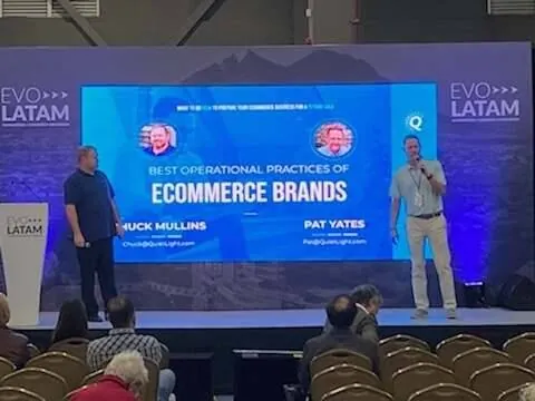 Pat Yates on a panel at EVO LATAM