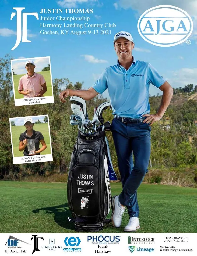 Justin Thomas Junior Championship 2021 tournament program cover